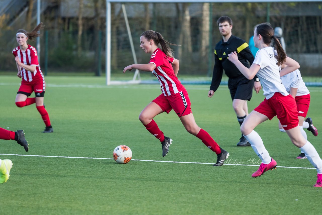 Bild 128 - wBJ SV Wahlstedt - TuS Tensfeld : Ergebnis: 0:1